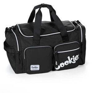 Cookies Smell Proof Black Duffle Bag 48L Canvas Nylon Travel Gym Weekender NWT
